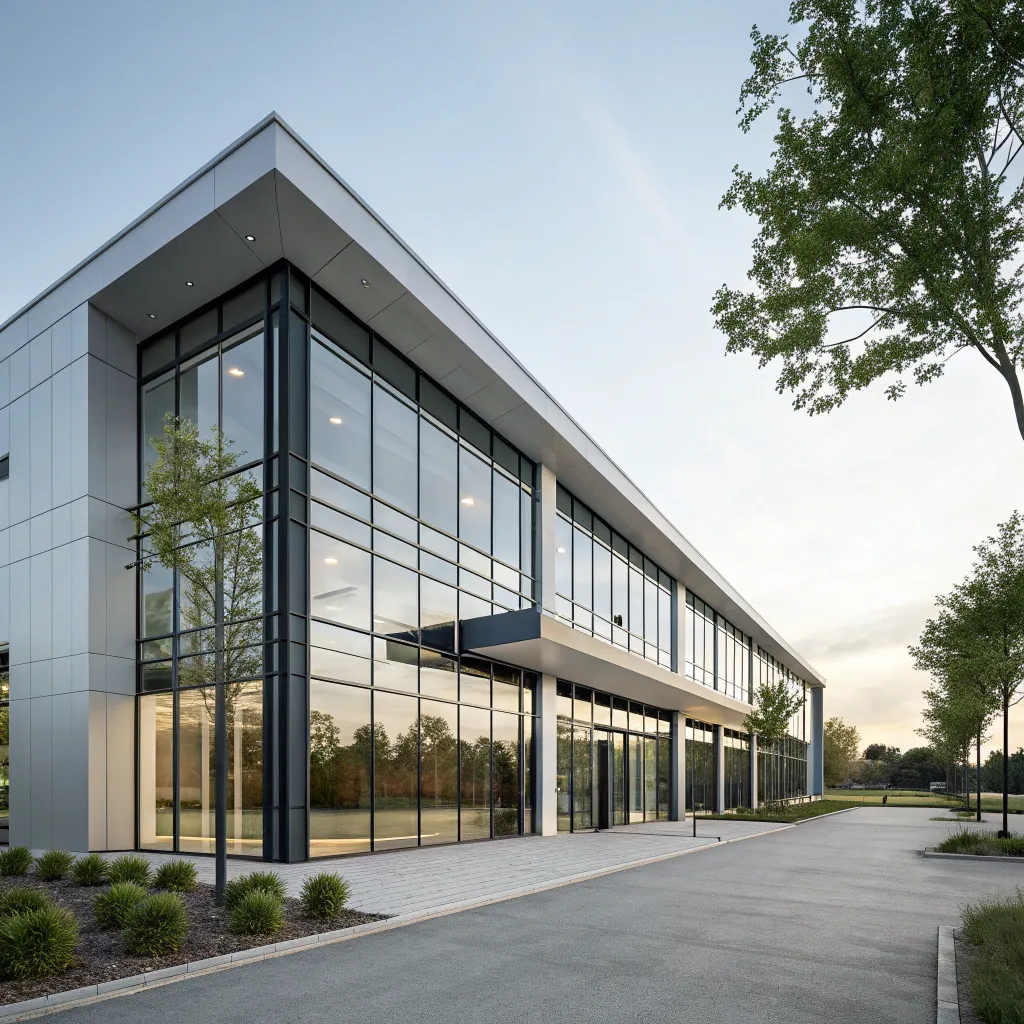Modern office building exterior